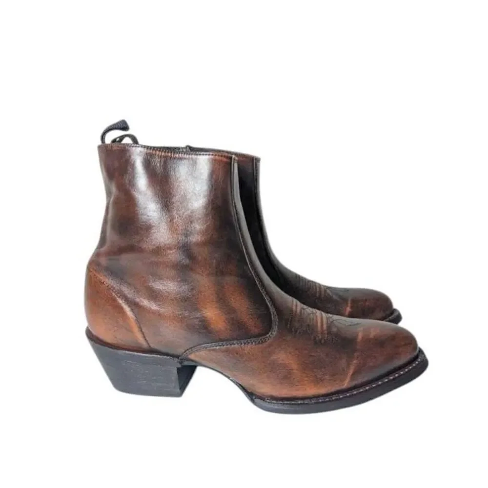 NWOB LAREDO Fletcher Brown Leather Boot Size 10.5D